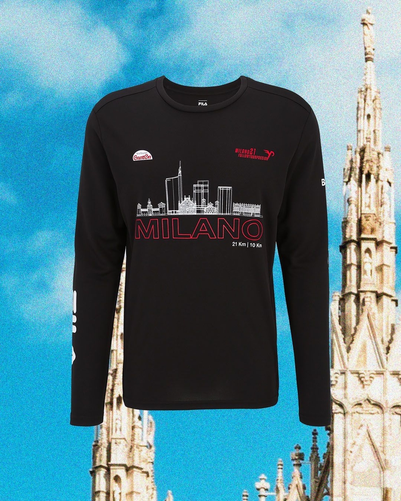 Milano21 e FILA: svelata la t-shirt ufficiale ‘Run in the City’