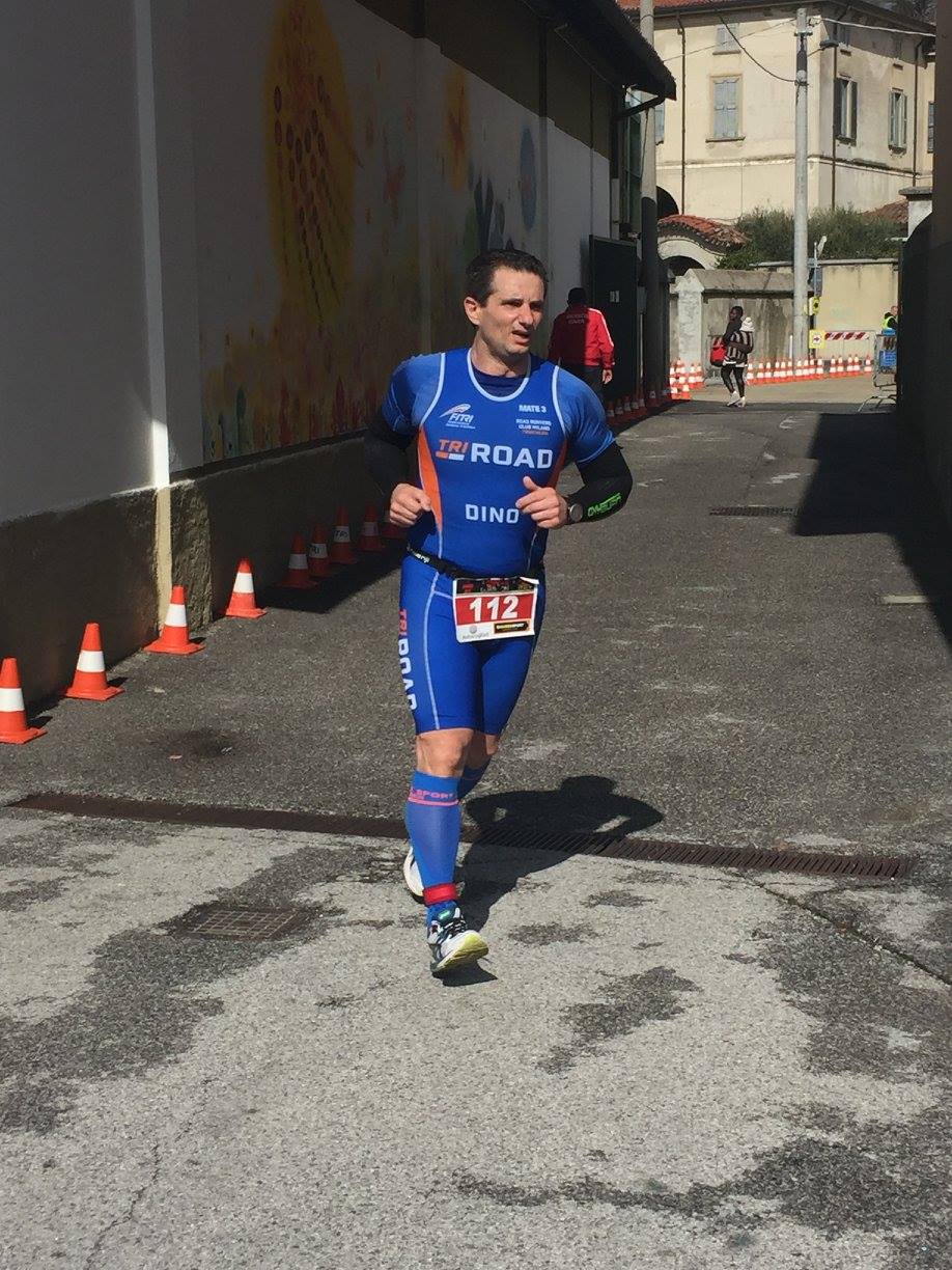 Agostino 'Dino' Raimo, all'esordio ad Oggiono sulla distanza classica del Duathlon